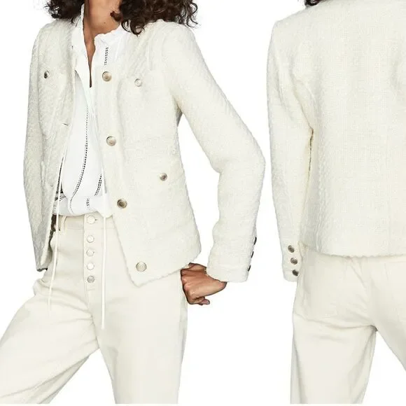 Reiss Women’s June elegance wool Cardigan size 8 , NWT - Picture 3 of 13